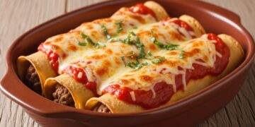 Panqueca de carne moída