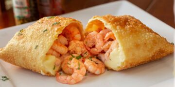 Pastel de Camarão