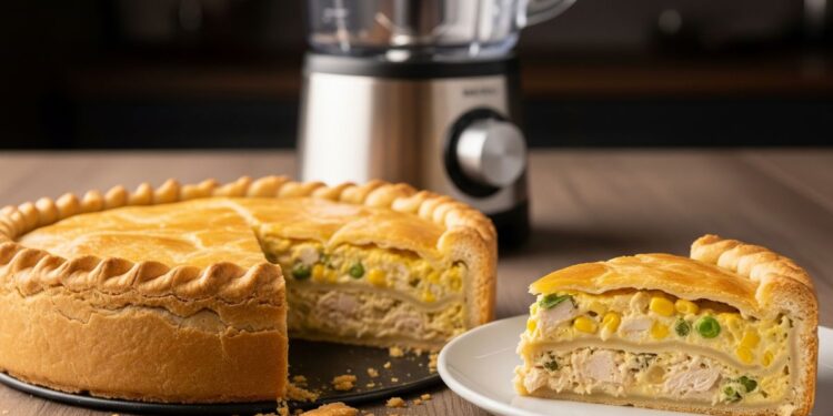 Torta de Frango Cremosa de Liquidificador