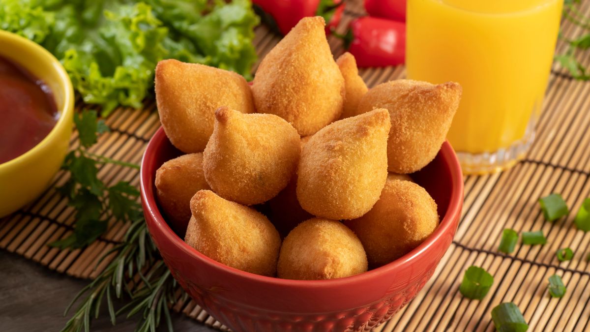 Coxinha de Frango Caseira